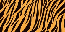 Artistic Modern Simple Minimalistic Abstract - Tiger Skin Pattern. The Wool Pattern Is Hand Drawn On The Background
