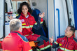 © zinkevych - Paramedical personnel discussing something before their shift