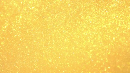 Wall Mural - a movement of gold dust particles. a moving, flowing, stream of golden particles in sinuous, wavy li