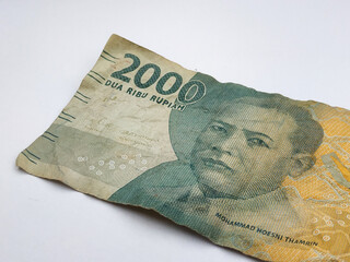 photo of the Indonesian 2 thousand rupiah banknote.