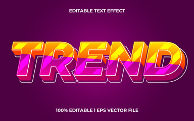 Poster - trend text effect editable modern lettering typography font style, 3d text for tittle and sticker