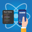 react native mobile programming code developer software smartphone 