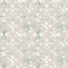 Abstract Background Texture In Geometric Ornamental Style. Seamless Design In Green Pattern.