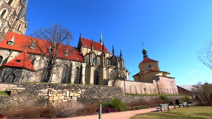 Wall Mural - Stone Gothic St Bartholomew Parish Church, Kolin, Czech Republic