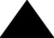 triangle design illustration isolated on transparent background