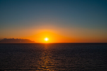 Wall Mural - sea sunset Turkey