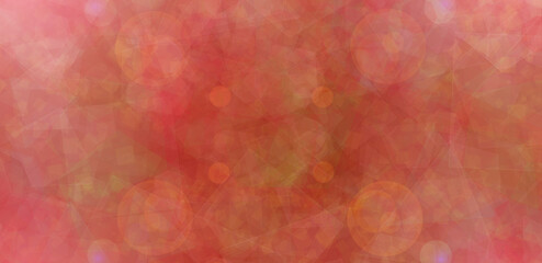 Poster - abstract colorful bokeh illustration background