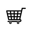 © hefni - Shopping cart symbol shop and sale icon. Shopping cart icon vector. Shopping cart simple sign. Shopping cart logo design. Shopping cart vector design illustration. Trolley icon sign.