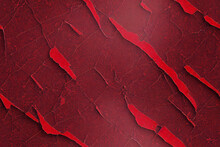 Vertical Shot Of Scratched Red Wallpaper Seamless Textile Pattern 3d Illustrated