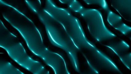 Poster -  Turquoise and yellow background in abstraction. Design. Bright background with thick paint and a pattern of it that rotates in different directions.