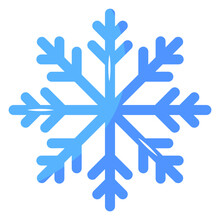 An Eye Catchy Flat Icon Of Snowflake 