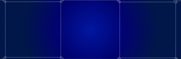 Wall Mural - Net texture pattern on blue gradient background. Net texture pattern for backdrop and wallpaper. Realistic net pattern with white squares. Geometric background, vector illustration