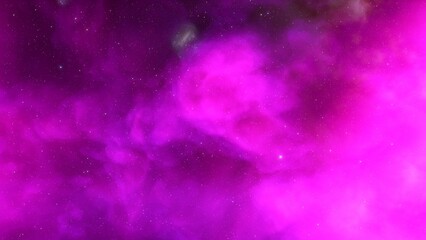 cosmic background with a blue purple nebula and stars