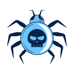 Canvas Print - virus cybersecurity icon