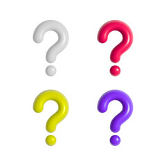 Leinwandbilder - ask, question, faq icon 3d