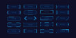 © Vuang - Set of sci fi modern user interface elements futuristic abstract hud