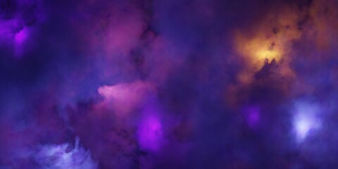 Poster - abstract multicolor background with smoke on 3d rendering
