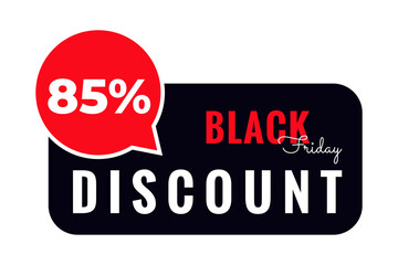Wall Mural - black friday sale label tag. template for brochure, banner, cover, booklet, print, flyer, card, ad, 