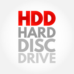 Poster - hdd hard disc drive - electro-mechanical data storage device that stores and retrieves digital data,
