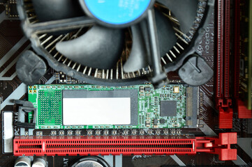 Poster - SSD, SSD M.2 that is installed on the motherboard, SSD It works very fast.