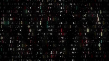 Poster - Big Data Digital Business Hitech Background/ 4k animation of an abstract wallpaper big data business digital technology background including connected lines and numbers matrix styled flowing with dept