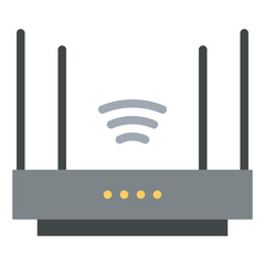 Wall Mural - router wifi household appliance icon