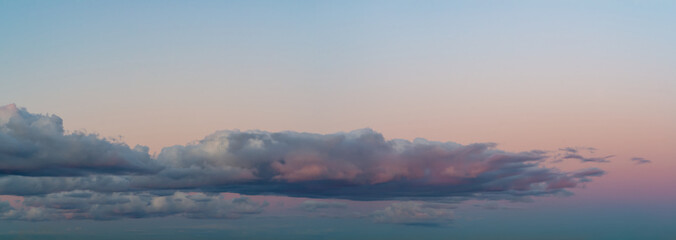 Wall Mural - fantastic clouds at sunrise