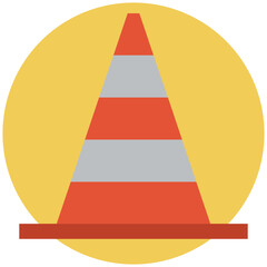 Wall Mural - Traffic Cone Vector Illustration