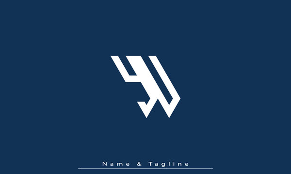 Alphabet letters Initials Monogram logo YU , UY