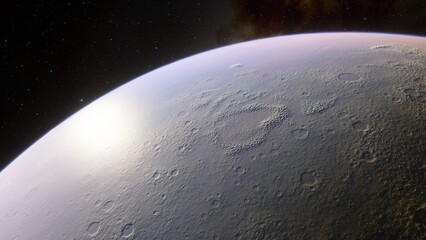 planets and galaxy, science fiction wallpaper. beauty of deep space. billions of galaxy in the unive