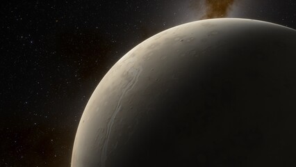 Planets and galaxy, science fiction wallpaper. Beauty of deep space. Billions of galaxy in the universe Cosmic art background 3d render
