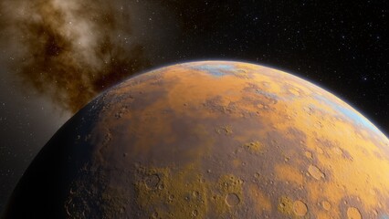 planets and galaxy, science fiction wallpaper. beauty of deep space. billions of galaxy in the unive
