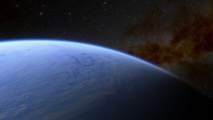 planets and galaxy, science fiction wallpaper. beauty of deep space. billions of galaxy in the unive