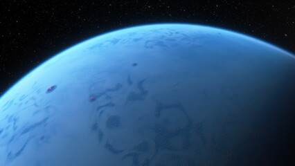 planets and galaxy, science fiction wallpaper. beauty of deep space. billions of galaxy in the unive