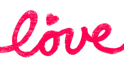 Sticker - Love Text - Typography - Love Sticker Lettering