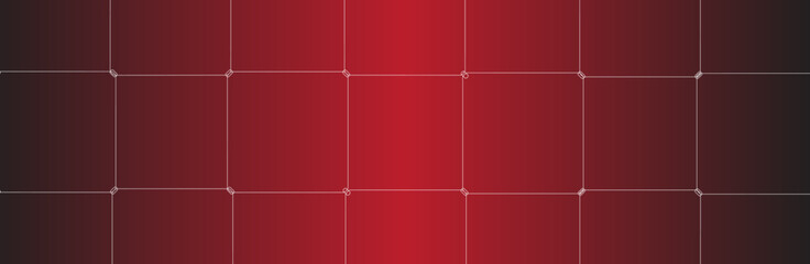 Wall Mural - Net texture pattern on red gradient background. Net texture pattern for backdrop and wallpaper. Realistic net pattern with white squares. Geometric background, vector illustration