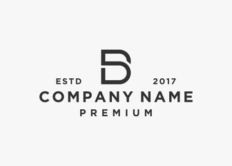 initial letter bs logo design vector illustration template