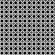 seamless white black vector caning weave pattern