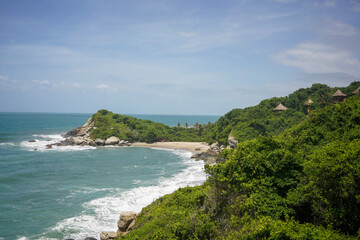 Parc Tayrona beach in Colombia