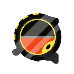 Poster - Construction tape measure in flat trendy style vector. Measuring device tape measure. Measuring tape icon.