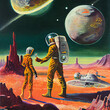 © Marco - 1970s pulp science fiction book cover art!
