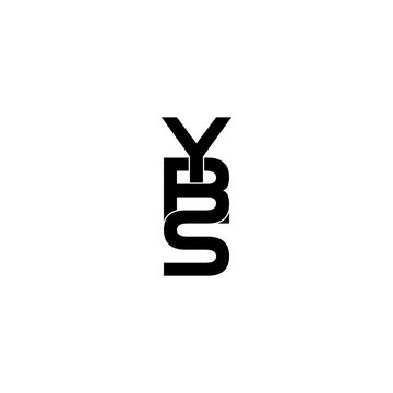 ybs letter initial monogram logo design