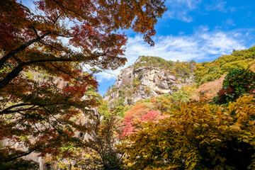 山梨県甲府市の秋の昇仙峡