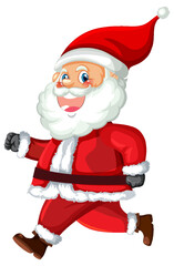 Wall Mural - Santa Claus in cartoon style