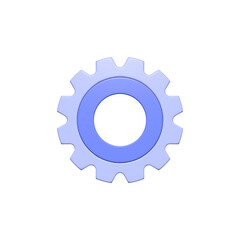 Poster - gear,setting 3d icon