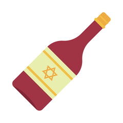 Wall Mural - kosher wine icon