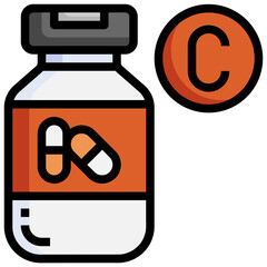 vitamins_vitamin c line icon,linear,outline,graphic,illustration