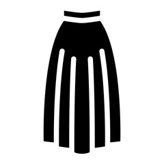 Wall Mural - long skirt woman fashion icon