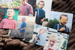 © Olga - children's photo close-up shots on a soft blanket selective focus, family memories