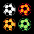© iyas - soccer ball icon of color style design vector template